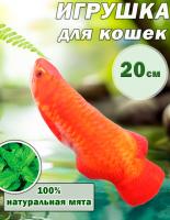 CT2304104-11  Игрушка для кошек с мятой «Красный карп»